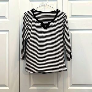 Cute striped knit top